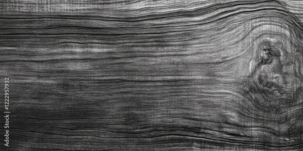 Aufkleber Elegant dark gray wood texture background showcasing vintage grain and natural lines with ample empty space for text or design elements.