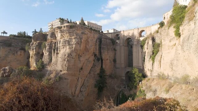 View of the New Bridge of Ronda, Andalusia, Spain