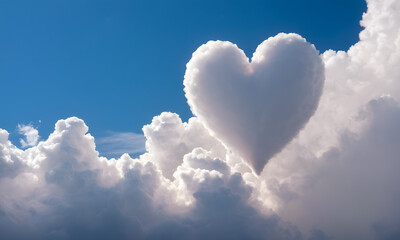 heart shaped cloud