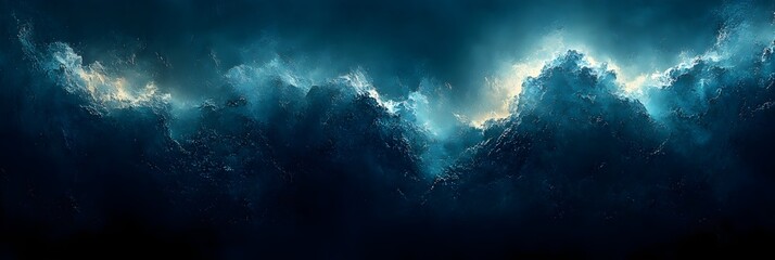 Obraz premium A background of muted black with a slight hint of deep blue undertones.