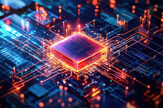 Data protection concept featuring a shield with a circuit design, surrounded by secure server imagery, emphasizing strong privacy measures