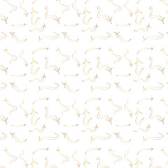 The gold gradient arrow background features sharp points and smooth curves, exuding a sense of elegance and direction. Perfect for modern branding, logo concepts, or abstract art projects that require