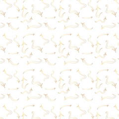 The gold gradient arrow background features sharp points and smooth curves, exuding a sense of elegance and direction. Perfect for modern branding, logo concepts, or abstract art projects that require