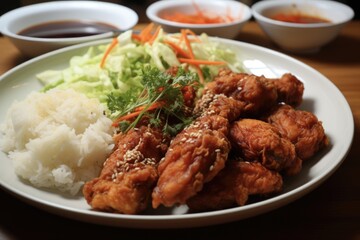 Korean Fried Chicken - A Delicious Fried Dish with Authentic Korean Flavors