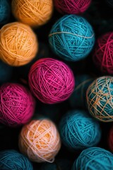 Stacked Yarn Balls