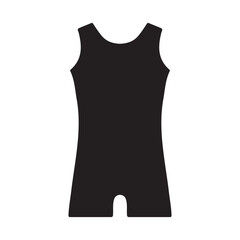 Gymnastics Toddler Dance Biketards Silhouette Vector Illustration