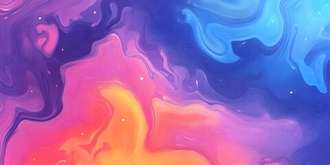 Fototapeta premium Colorful abstract watercolor background with splashes and soft textures