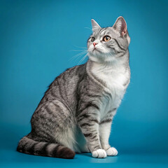 Fototapeta premium cat with eyes