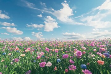 Fototapeta premium Field of Flowers