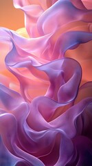 Obraz premium A background of overlapping soft pink and lavender shapes with subtle transparency.