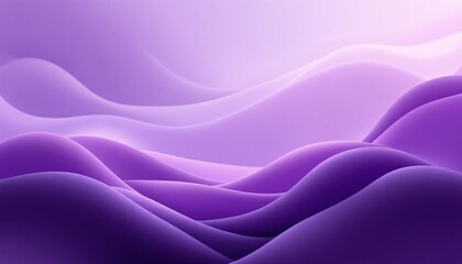 Obraz premium A captivating abstract background showcasing smooth, undulating purple waves in varying shades