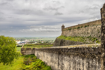Fortress of Santa Luzia, Elvas, Portugal. Garrison Border Town of Elvas and its Fortifications