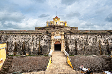 The Fort Nossa Senhora da Graca or Fort Conde de Lippe north of the city of Elvas in Alentejo,...
