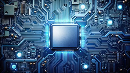 Fototapeta premium Electronic Circuitry Background , motherboard, technical details