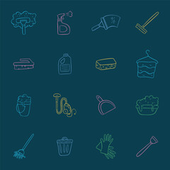 Cleaning Supplies Doodle 