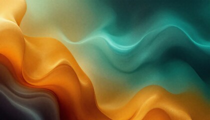 A close-up view of flowing fabric with a beautiful ombre effect