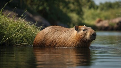 Capybara image, World's Largest Rodent.