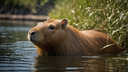 Capybara image, World's Largest Rodent.