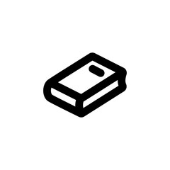 book icon simple design, book illustration