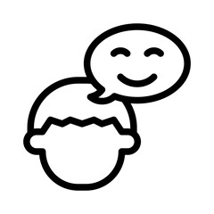 wellness goals line icon