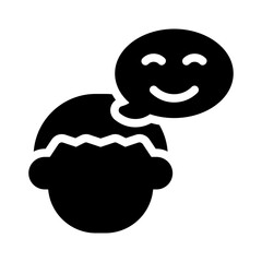 wellness goals glyph icon