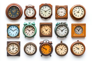 Vintage Clocks Collection: A Timeless Display of Antique Timepieces