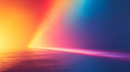abstract rainbow prism effect