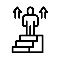 Obraz premium vision board line icon