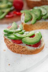 Fresh Breacfast: Avocado and Tomato Toast