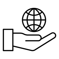 global service vector icon