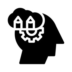 vision board glyph icon