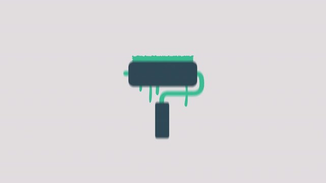 Paint Roller Generic Color Fill Icon