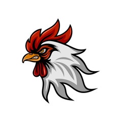 rooster head icon color