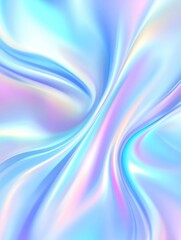 Obraz premium Abstract flowing pastel holographic background