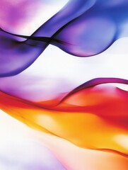 Abstract colorful wave patterns in vibrant motion