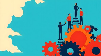 Collaborative Work Environment Fostering Innovative Solutions and Business Growth