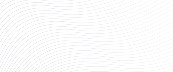 Vector abstract gray lines on white background with wave lines