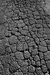 アスファルト舗装の亀裂