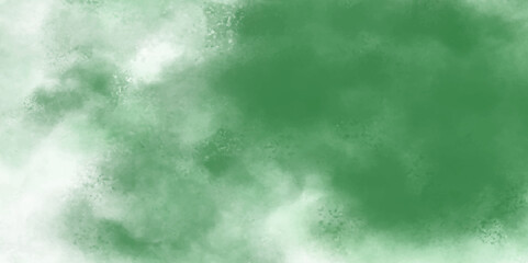Light Green Water Color Texture Background. Abstract watercolor clouds pattern in green tones. Spring background with place for text.