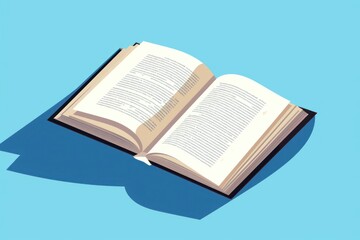 Obraz premium Book page publication reading.