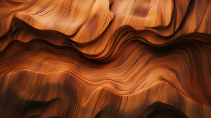 The texture of the wood inside