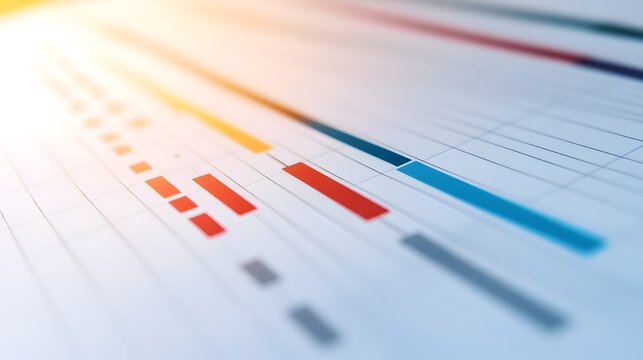 Gantt Chart Highlighting Critical Paths for Project Management and Optimization
