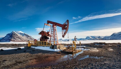 Oil Rig in Greenland