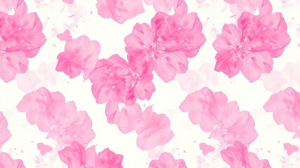 Obraz premium Pink Watercolor Pattern Design - Abstract Backgrounds