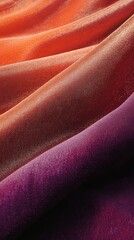 Burnt orange and dusky plum gradient with cherry gold metallic texture