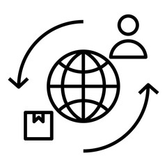 export vector icon