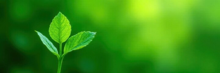delicate zahter thymbra spicata leaves unfolding, green, botanical, nature