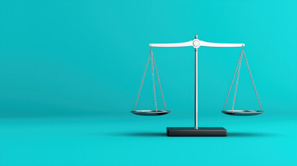 Mental Health Issues, flat illustration, The image depicts a symbol of mental imbalance, featuring a scale tipped unevenly, conveying a sense of instability and psychological themes.