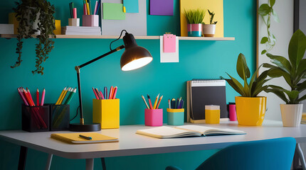 Perfect and Bright Home Office Design for Productivity