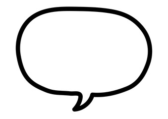 手書きの吹き出しふきだしフキダシ３